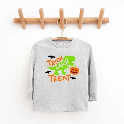 Молодежная футболка Trick Rawr Treat с длинным рукавом