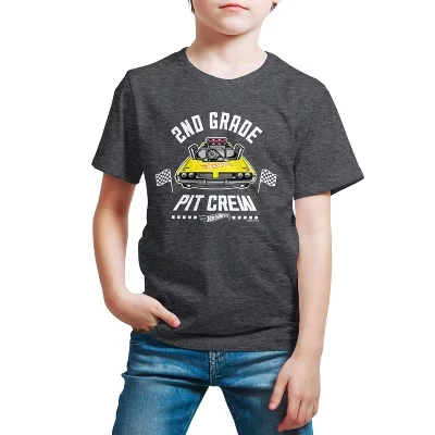 Футболка с коротким рукавом Pit Crew 2-го класса с графическим рисунком heather charcoal