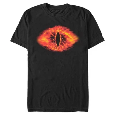 Мужская футболка Fellowship of the Ring Eye of Sauron, черная