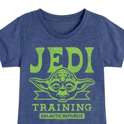 Футболка для девочек Star Wars Jedi Training, синяя