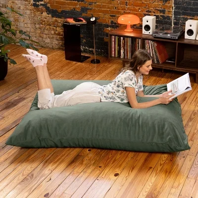 Кресло-мешок Jaxx Pillow Saxx 5,5 фута, зеленое