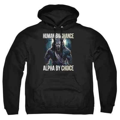 Мужская толстовка с капюшоном Werewolf Alpha Pull-Over черного цвета