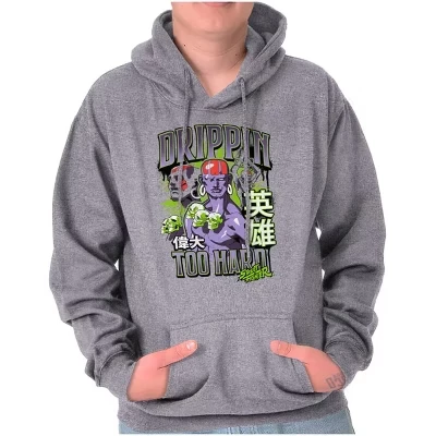 Уличный боец Dhalsim Drippin Hard Hoodie Толстовка с капюшоном Женская мужская лицензионная серая