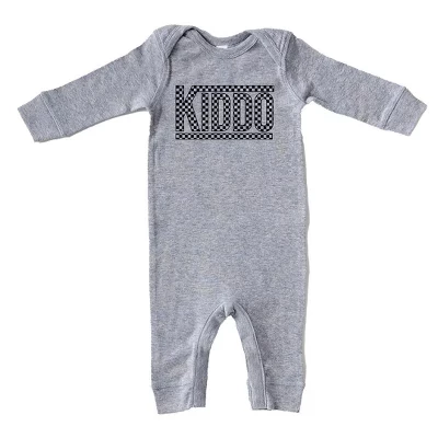 Комбинезон для девочек The Juniper Shop Kiddo, серый клетчатый