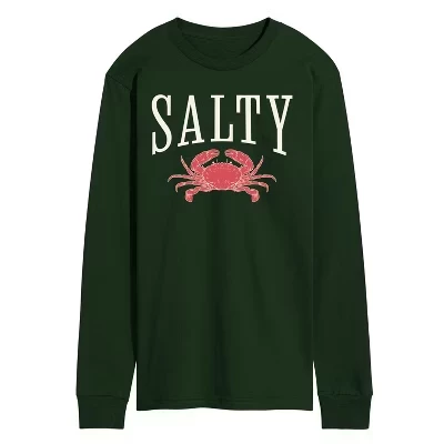 Мужской лонгслив Instant Message Salty Crab, зеленый