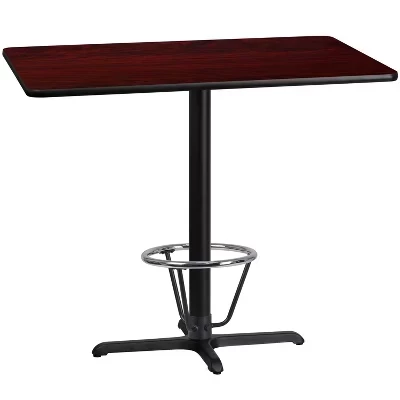 Барный стол Flash Furniture 76×122 см, красное дерево