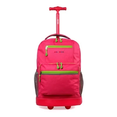 Рюкзак на колесах JWorld Sunlight 18″, розовый