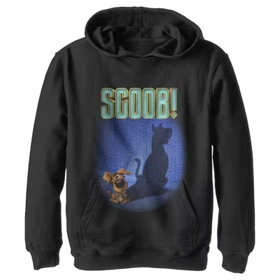 Худи для мальчиков Scooby-Doo Dog Shadow, черное