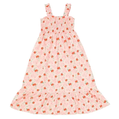 Детское платье Disney Minnie Mouse, квадратный вырез, розовое