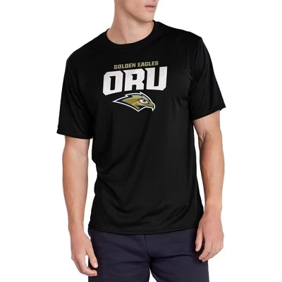 Мужская спортивная футболка Campus Lab Oral Roberts University с основным логотипом, черная