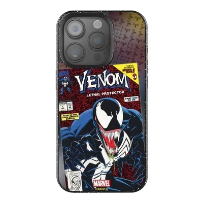 Чехол для iPhone Keyscaper Spider-Man с принтом Веном, черный