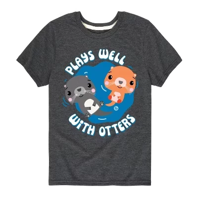 Хорошо сочетается с футболкой Otters с коротким рукавом и рисунком heather charcoal