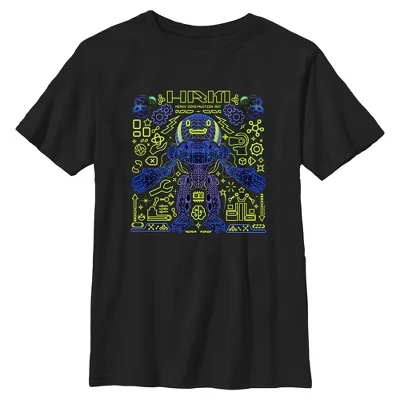 Футболка для мальчиков The Electric State Herman Construction Bot черная