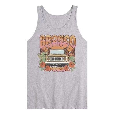 Мужская майка Bronco с радужным рисунком athletic heather