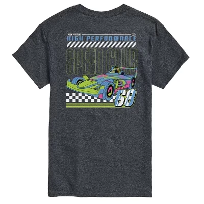 Мужская футболка Speed Club HW с коротким рукавом и графическим рисунком heather charcoal