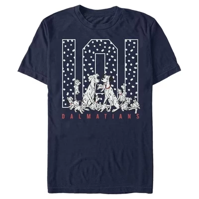 Мужская футболка 101 Dalmatians «Вся семья», синяя