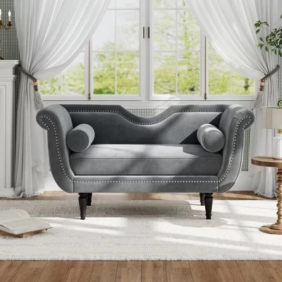 Банкетка Christopher Knight Home Baird, серая