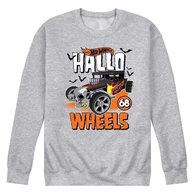 Мужская флисовая толстовка с графическим рисунком Hallo Wheels athletic heather