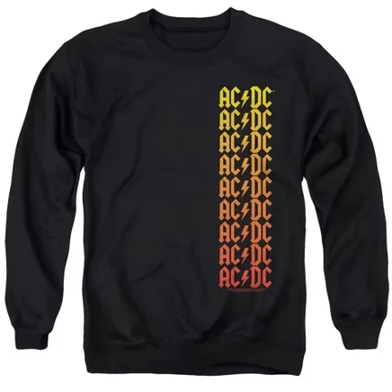 Мужской свитшот ACDC Repeat Logo, черный