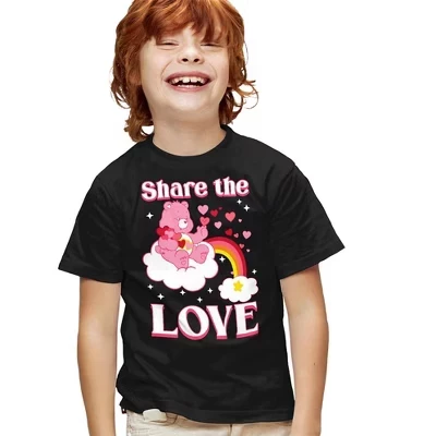 Футболка для мальчиков Share the Love черного цвета