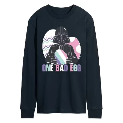 Мужская футболка с длинным рукавом и рисунком Вейдера One Bad Egg