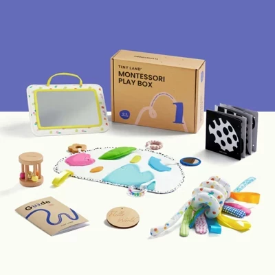 Развивающий набор Tiny Land Montessori, 0–3 мес.