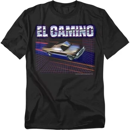 Мужская футболка Chevrolet El Camino 85, черная