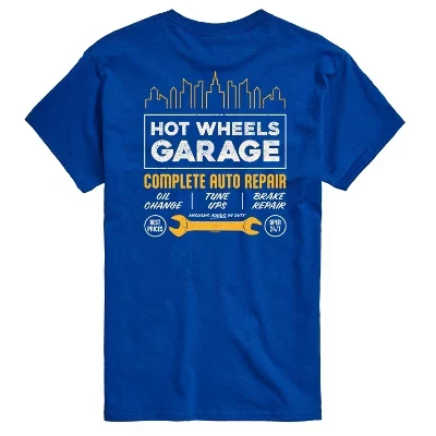 Мужская футболка Hot Wheels Repair Garage, синяя