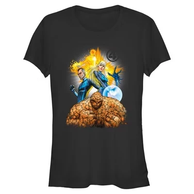 Женская футболка Marvel Fantastic Four Modern Art, черная