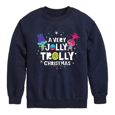 Толстовка для мальчиков Trolls Jolly Trolly, синяя