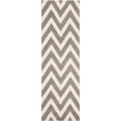 Детские коврики ручной работы с ворсом Kids Basic Chevron SFK921 - разноцветные