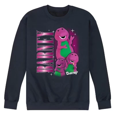 Мужской свитшот Mattel Barney Retro, синий