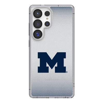 Льняной прозрачный чехол для мобильного телефона NCAA Big Ten Universities для Samsung Galaxy michigan wolverines