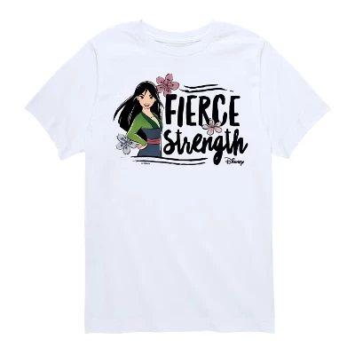Футболка с коротким рукавом и графическим рисунком Fierce Strength белого цвета