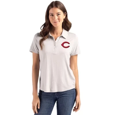 Женское поло Cincinnati Reds Coastline Epic Comfort из переработанного бетона