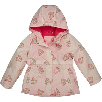 Флисовые куртки OshKosh B'Gosh для малышей/маленьких девочек среднего веса с принтом в виде сердца