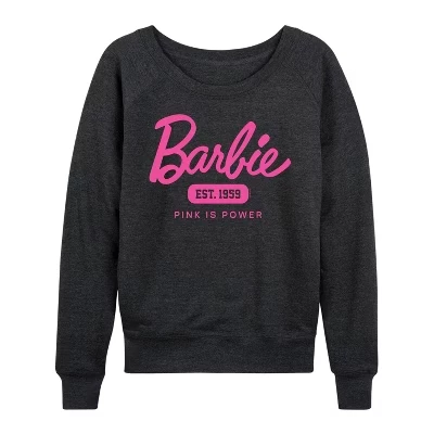 Женский свитшот Barbie Est 1959, угольно-серый меланж