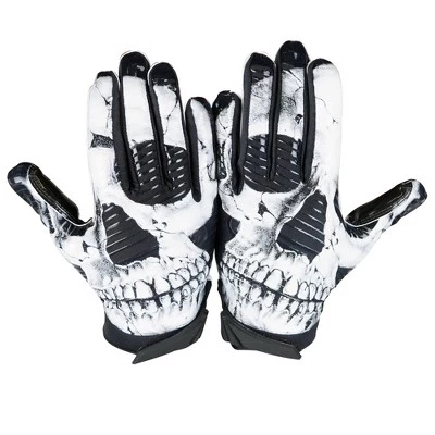Перчатки для футбола Battle Sports Skull Face, черные