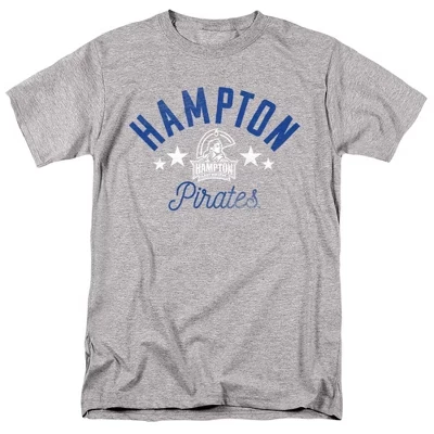 Мужская официальная футболка Hampton University Pirates с надписью athletic heather