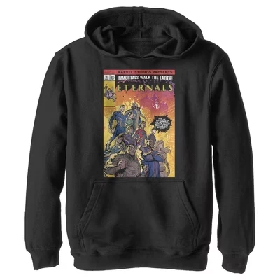 Худи для мальчиков Marvel Eternals «Герои комиксов», черное