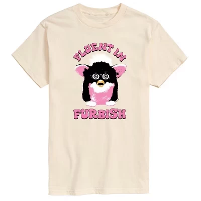 Мужская футболка кремового цвета с коротким рукавом и рисунком Fluent In Furbish
