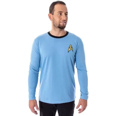 Мужская футболка Star Trek с длинным рукавом, Спок