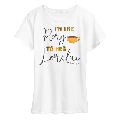 Женская футболка с коротким рукавом и рисунком I'm The Rory, белая