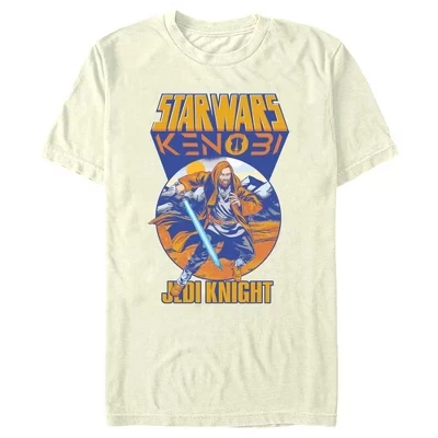 Мужская футболка Star Wars Obi-Wan Kenobi, бежевая