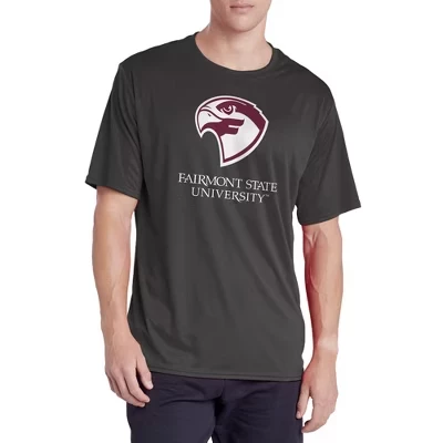 Мужская спортивная футболка Campus Lab Fairmont State University с основным логотипом.