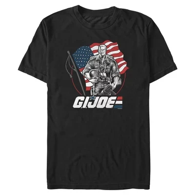 Мужская футболка G.I. JOE Patriotic Circle Up, черная