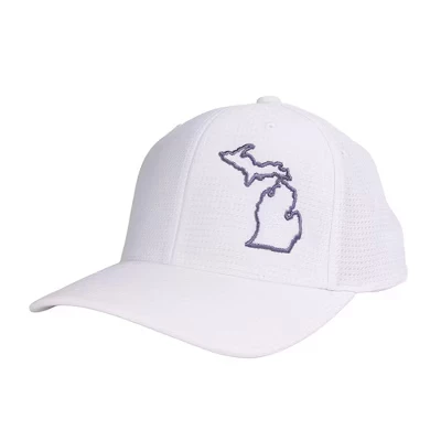 Облегающая кепка для гольфа Bahamas State of Michigan - Выбирайте цвет! многоцветный