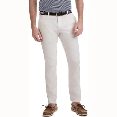 Мужские брюки Chino Breaker от Vineyard Vines с новым приталенным кроем stone