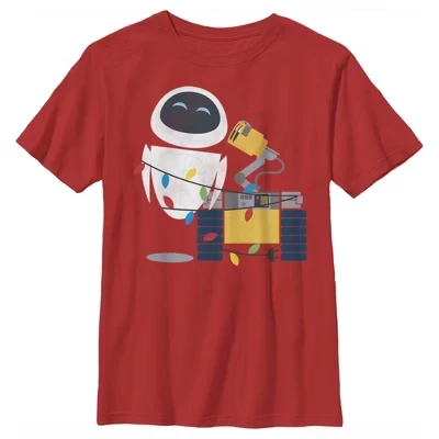 Футболка для мальчиков Wall-E Ива, красная