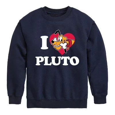 Свитшот для мальчиков Disney I Love Pluto, синий